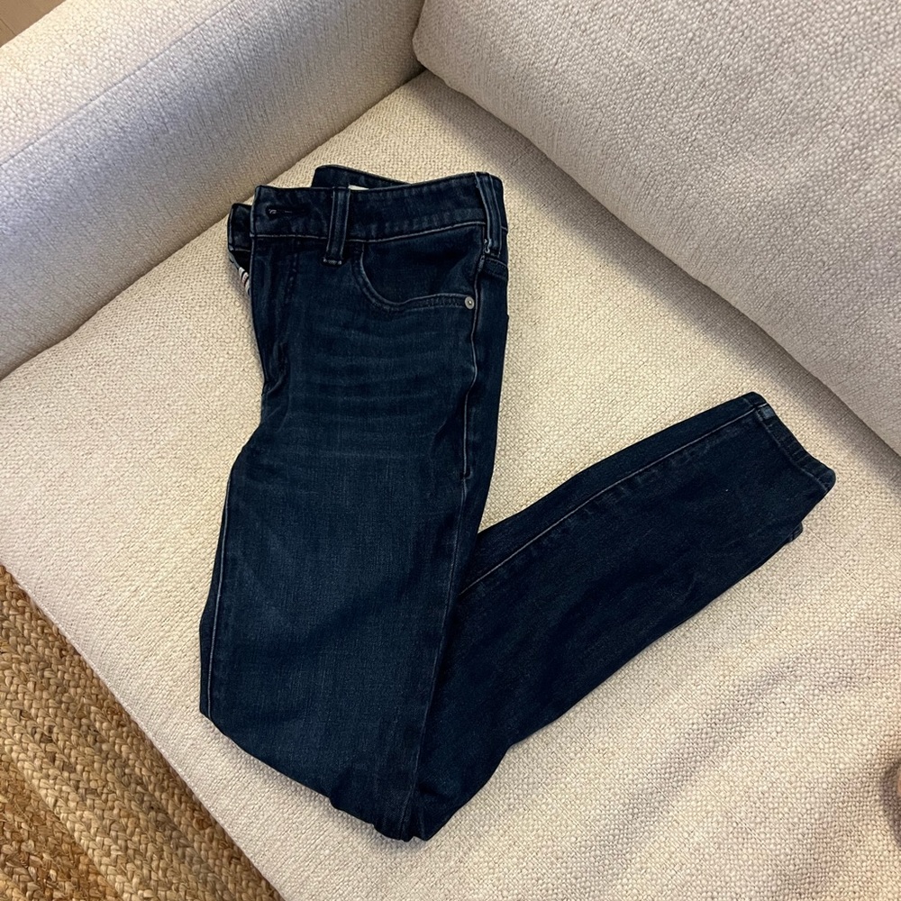 Anthropologie pilcro dark wash skinny jeans